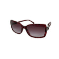 Chanel Sunglasses Bordeaux Silver CC Logo Eyewear