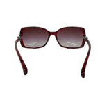 Chanel Sunglasses Bordeaux Silver CC Logo Eyewear — view 3