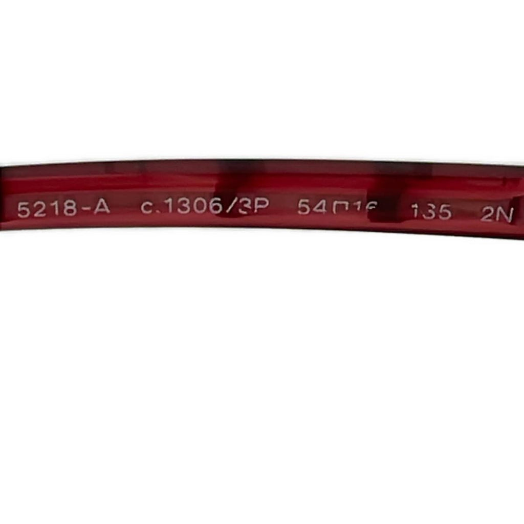 Chanel Sunglasses Bordeaux Silver CC Logo Eyewear — view 5