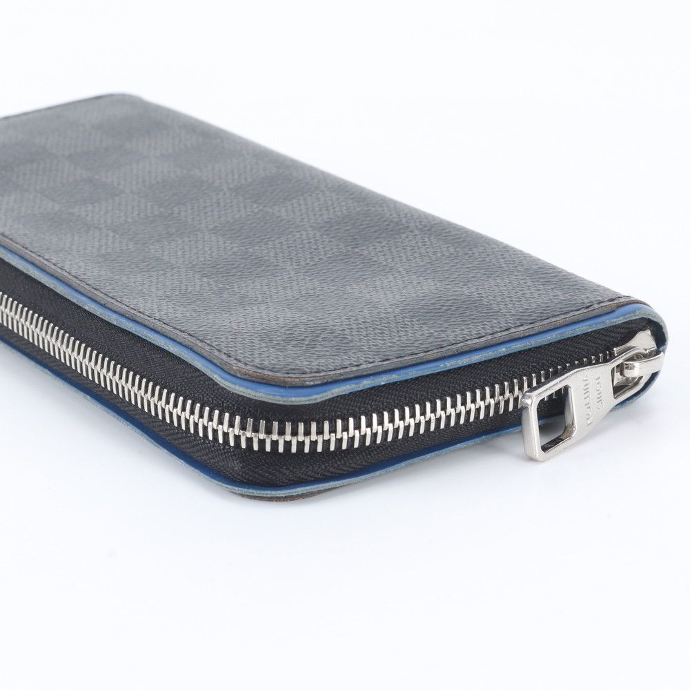 Louis Vuitton Damier Graphite Zippy Wallet Vertical Leather — view 3