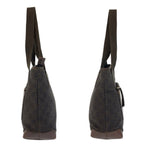 Gucci Brown GG Canvas Leather Tote — view 8