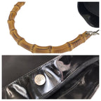 Gucci Bamboo Black Silver Nylon 001 Shoulder — view 6
