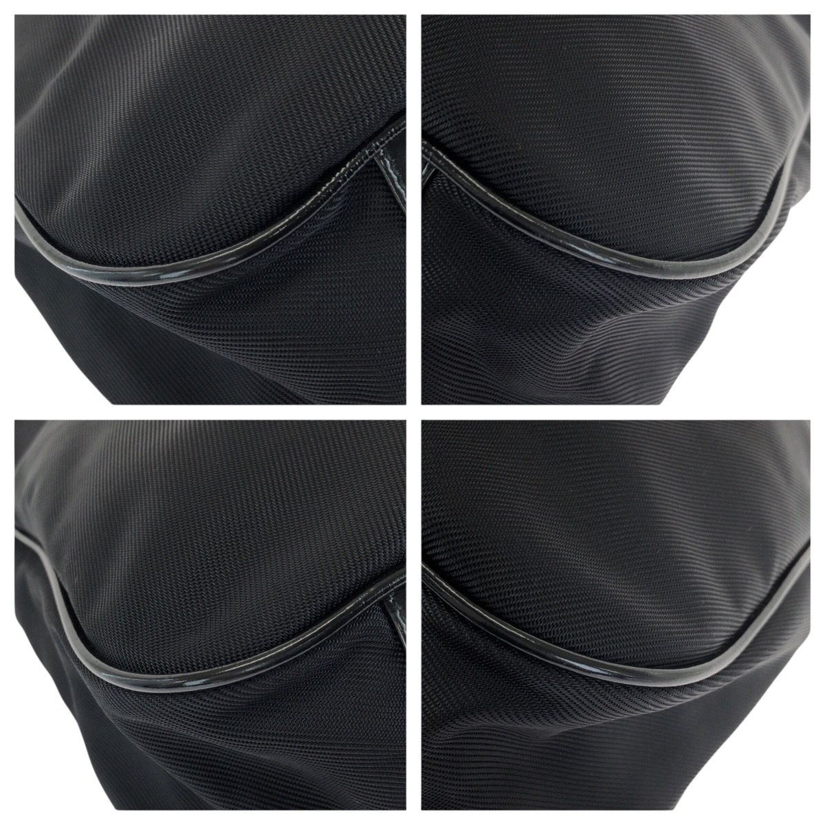 Gucci Bamboo Black Silver Nylon 001 Shoulder — view 3