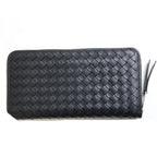 Bottega Veneta Intrecciato Piccolo Zip Around Wallet Black — view 3