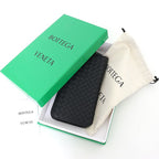Bottega Veneta Intrecciato Piccolo Zip Around Wallet Black — view 2