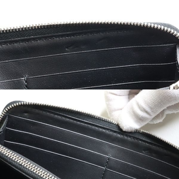 Bottega Veneta Intrecciato Piccolo Zip Around Wallet Black — view 6