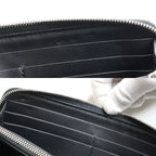Bottega Veneta Intrecciato Piccolo Zip Around Wallet Black — view 6