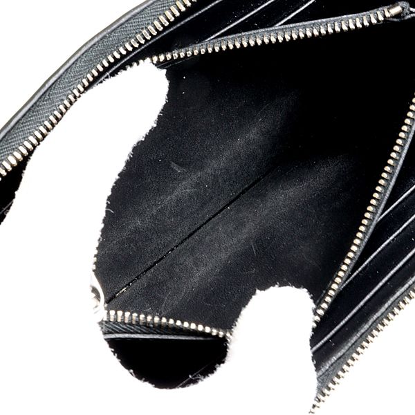 Bottega Veneta Intrecciato Piccolo Zip Around Wallet Black — view 5