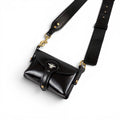 Dior Bee Cross Belt Bag Leather Black Pochette