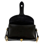 Dior Bee Cross Belt Bag Leather Black Pochette — view 5