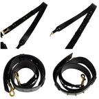 Dior Bee Cross Belt Bag Leather Black Pochette — view 9