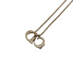 Dior Necklace CD Logo Stone Gold — view 2