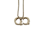 Dior Necklace CD Logo Stone Gold — view 4