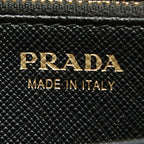Prada Wallet Black Saffiano Leather — view 9
