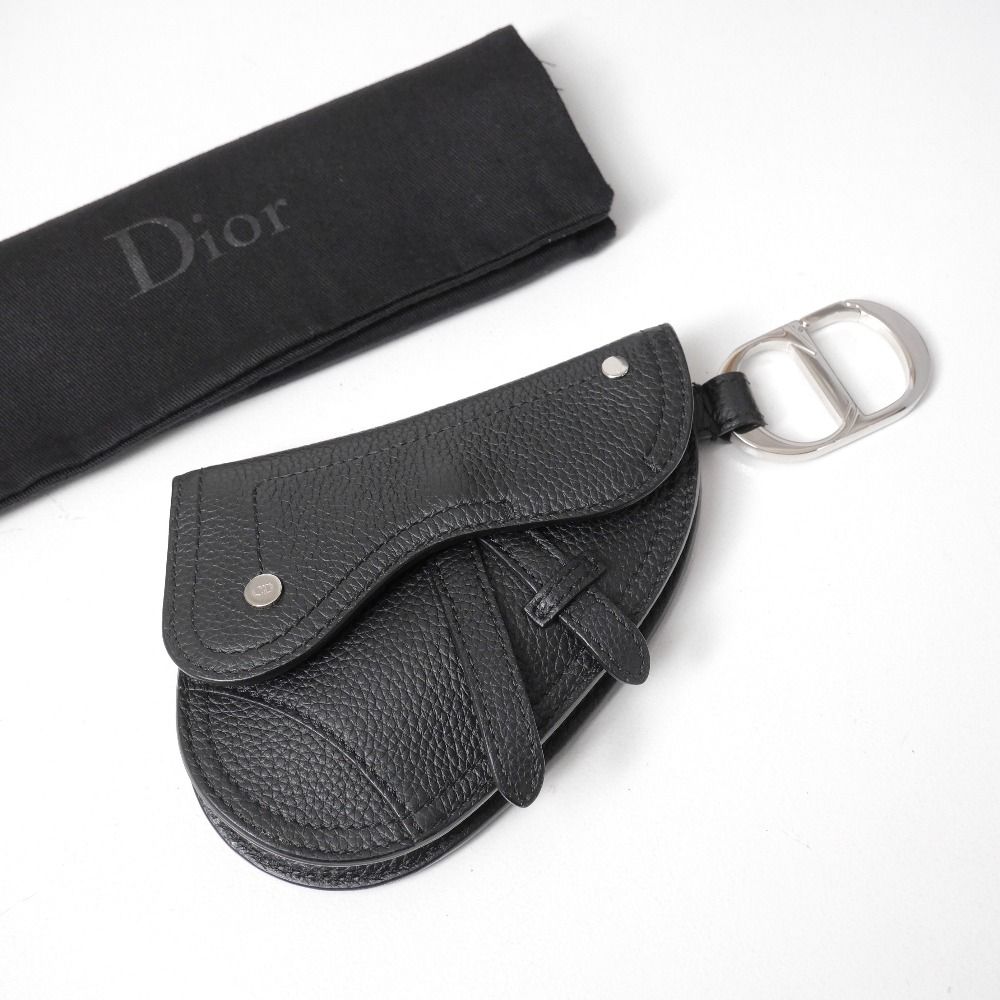 Dior Saddle Pouch CD Coin Case Charm