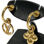 Louis Vuitton Book le Doreil Blue Mining Earrings Brass — view 8