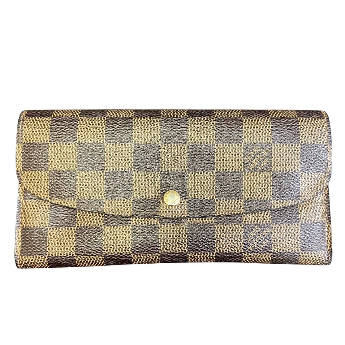 Louis Vuitton Portefeuille Emily Damier Wallet Canvas