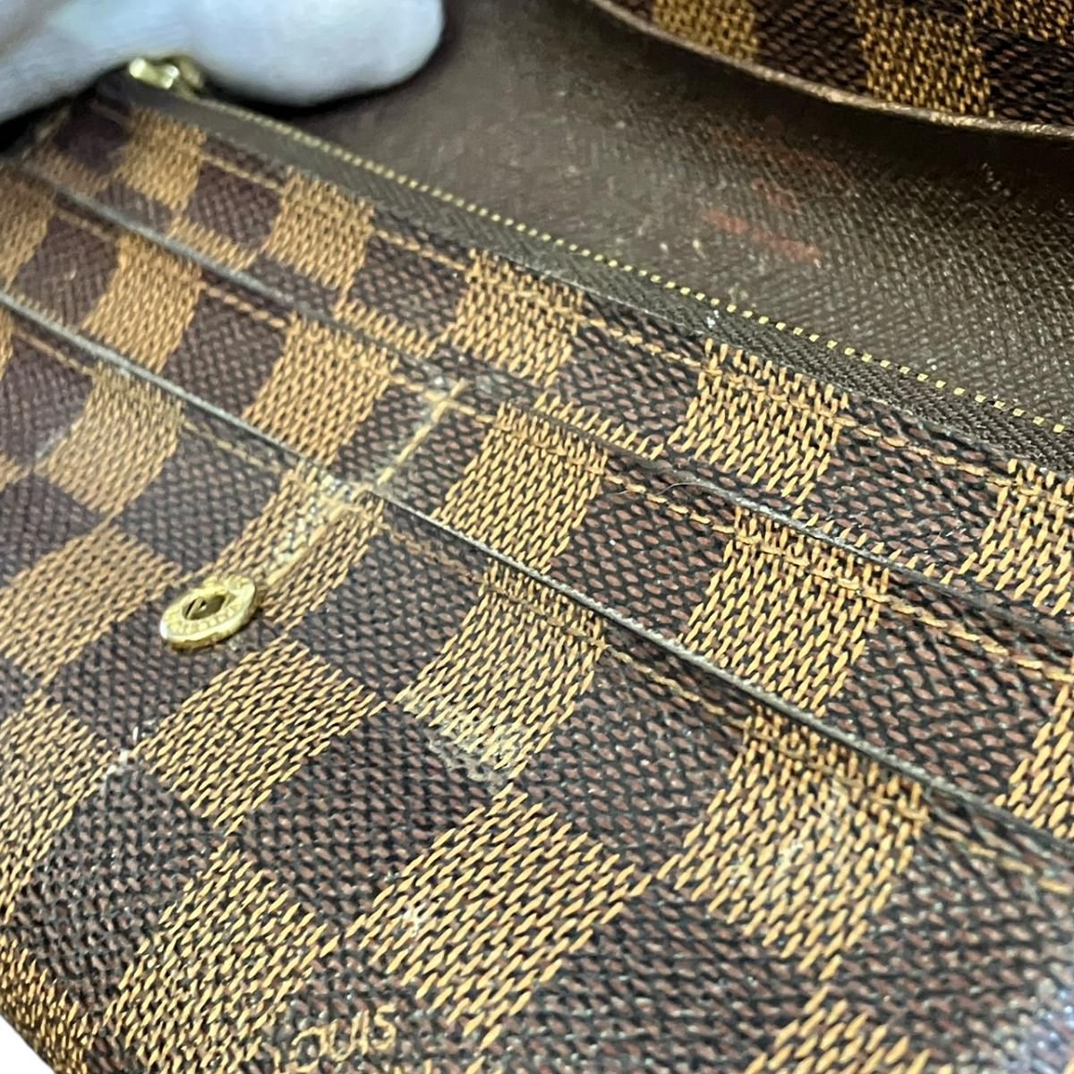 Louis Vuitton Portefeuille Emily Damier Wallet Canvas — view 7