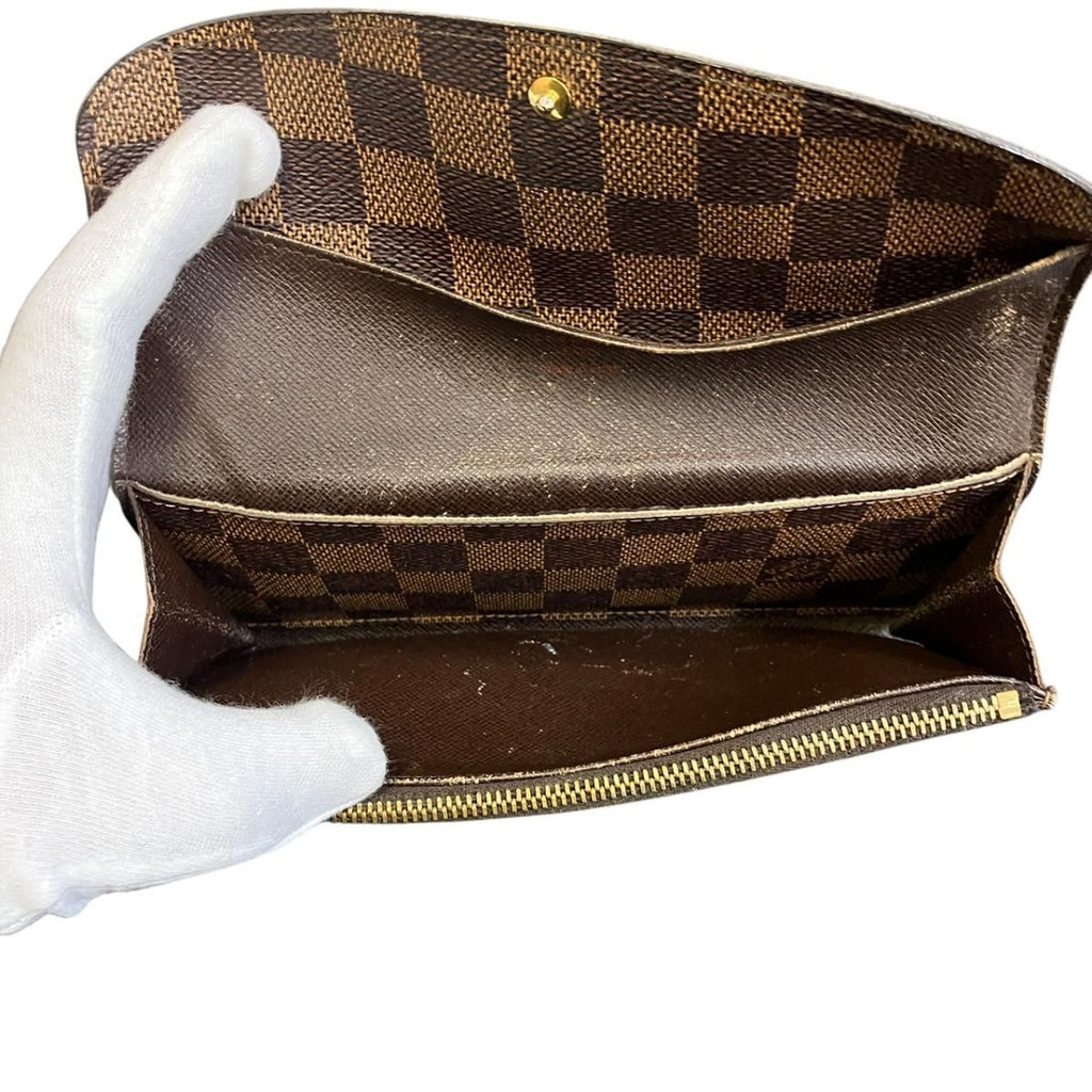 Louis Vuitton Portefeuille Emily Damier Wallet Canvas — view 3