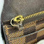 Louis Vuitton Portefeuille Emily Damier Wallet Canvas — view 9