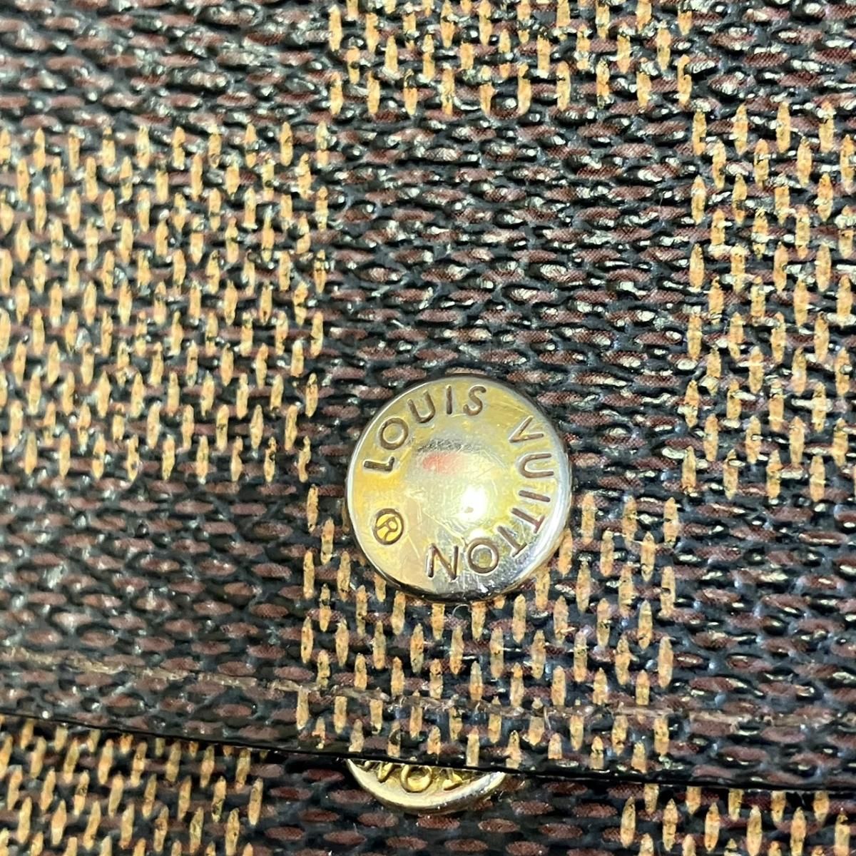 Louis Vuitton Portefeuille Emily Damier Wallet Canvas — view 8