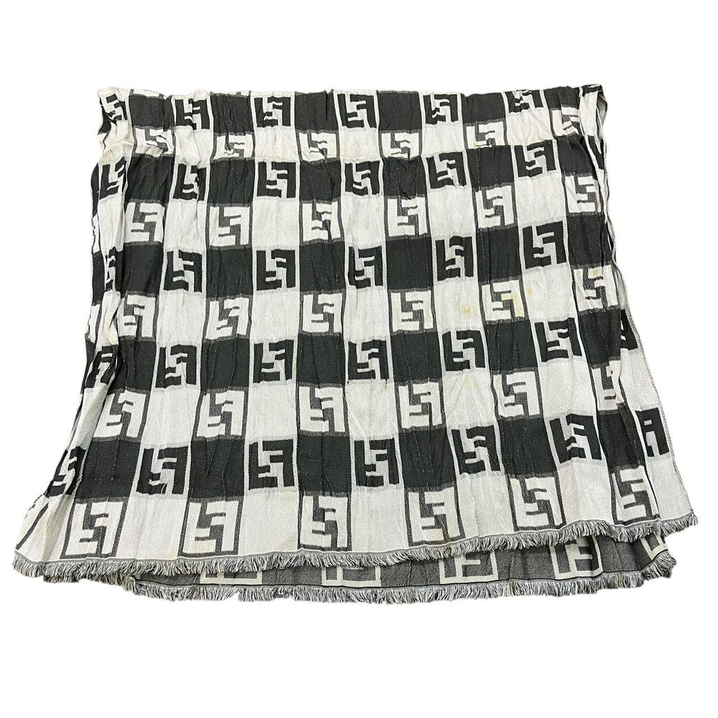 Fendi Shawl Wool Silk Scarf