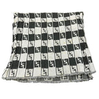 Fendi Shawl Wool Silk Scarf