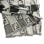 Fendi Shawl Wool Silk Scarf — view 7