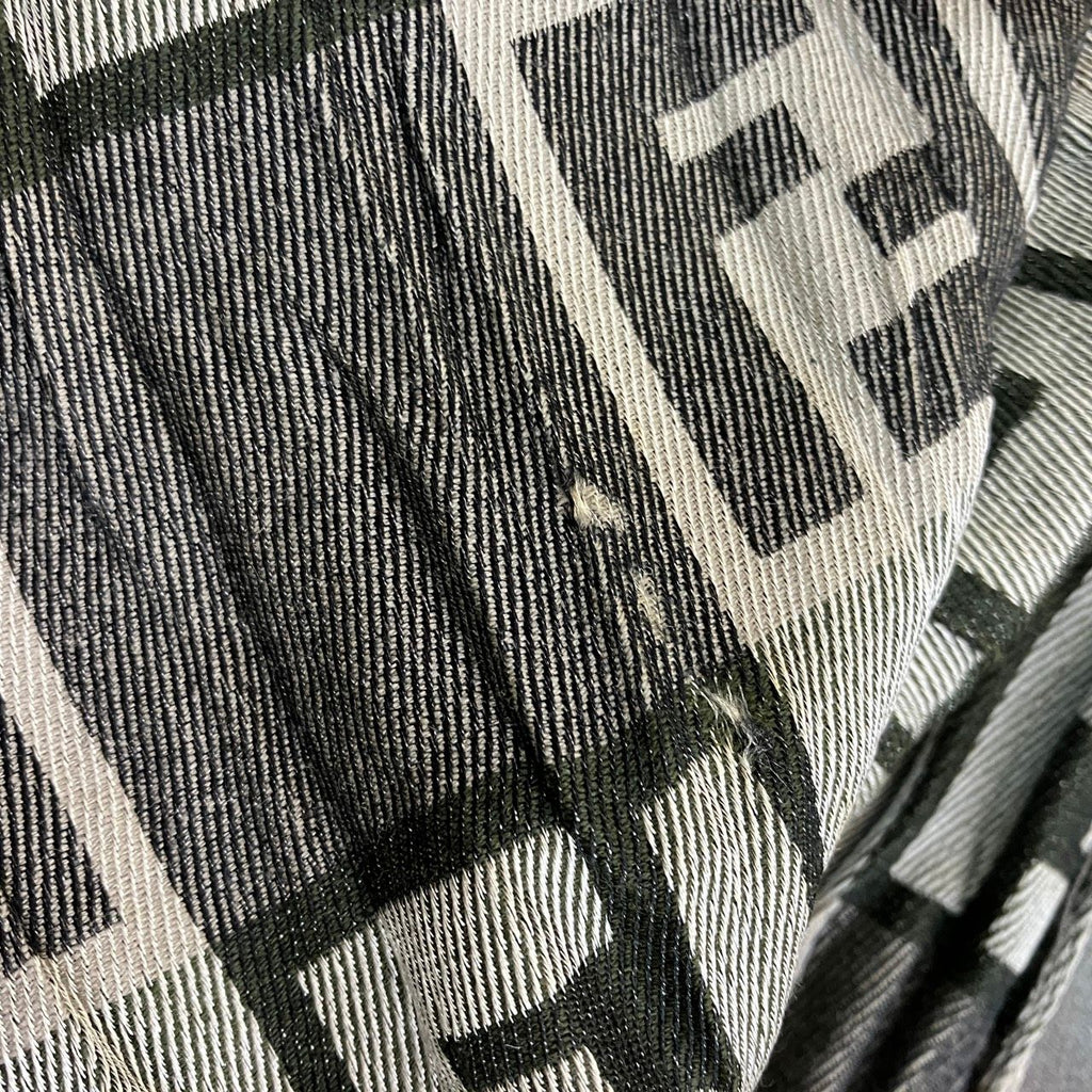 Fendi Shawl Wool Silk Scarf — view 9