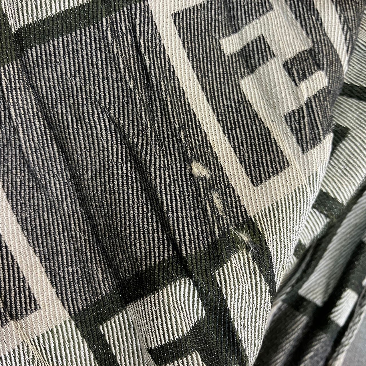 Fendi Shawl Wool Silk Scarf — view 9