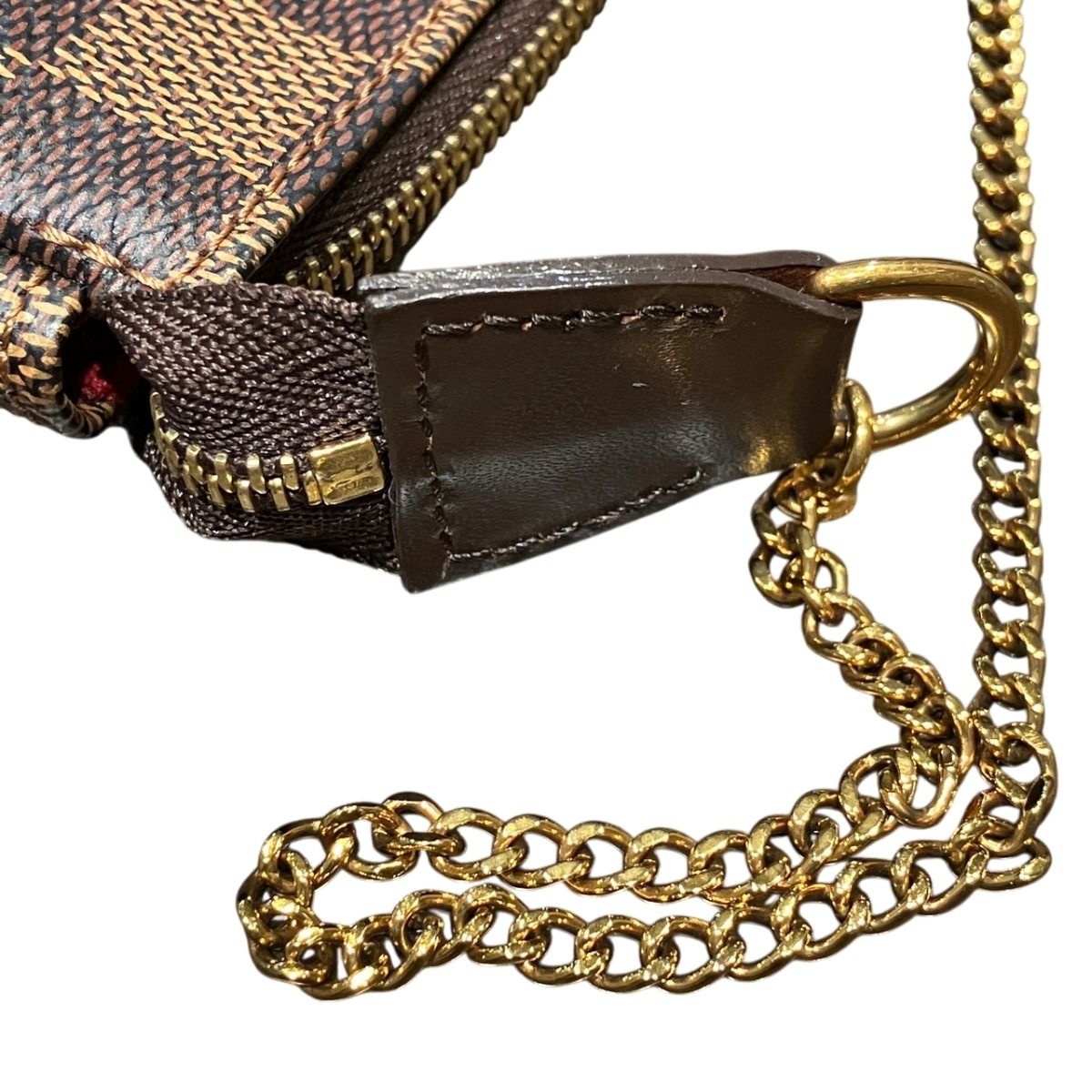 Louis Vuitton Accessoire Damier Pochette Canvas Shoulder — view 9