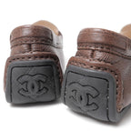 Chanel Loafers 35.5 Driving Shoes Slip on CC Logo Tassel — view 4