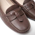 Chanel Loafers 35.5 Driving Shoes Slip on CC Logo Tassel — view 6