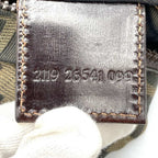 Fendi Zukka 099 Handbag Pouch Nylon Brown Khaki — view 8