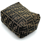 Fendi Zukka 099 Handbag Pouch Nylon Brown Khaki — view 2