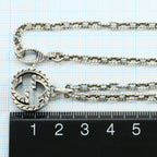 Gucci Interlocking 925 Sterling Silver Necklace 44 cm — view 5