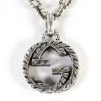 Gucci Interlocking 925 Sterling Silver Necklace 44 cm