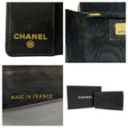Chanel CC Logo Black Gold Leather Key Case 6 Rows Key Holder — view 3