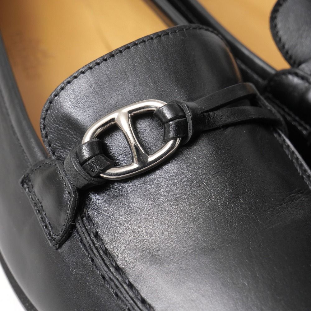 Hermes Loafers 37.5 Chaine D'ancre Leather — view 5