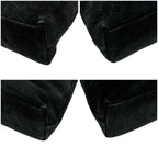 Gucci Bamboo Handle Hobo Shoulder Bag All Black Suede Leather — view 5