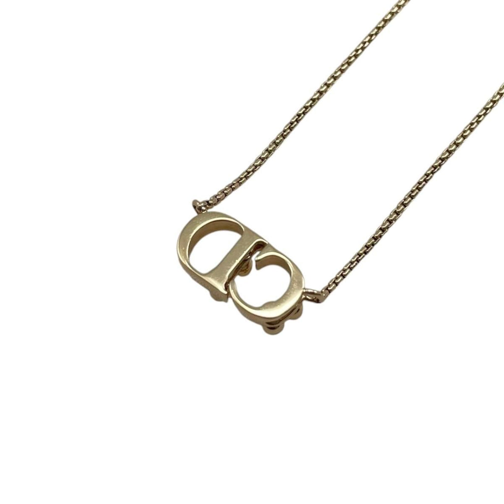 Dior Necklace CD Logo Pearl Gold — view 2