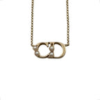 Dior Necklace CD Logo Pearl Gold — view 3