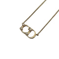 Dior Necklace CD Logo Pearl Gold