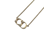 Dior Necklace CD Logo Pearl Gold