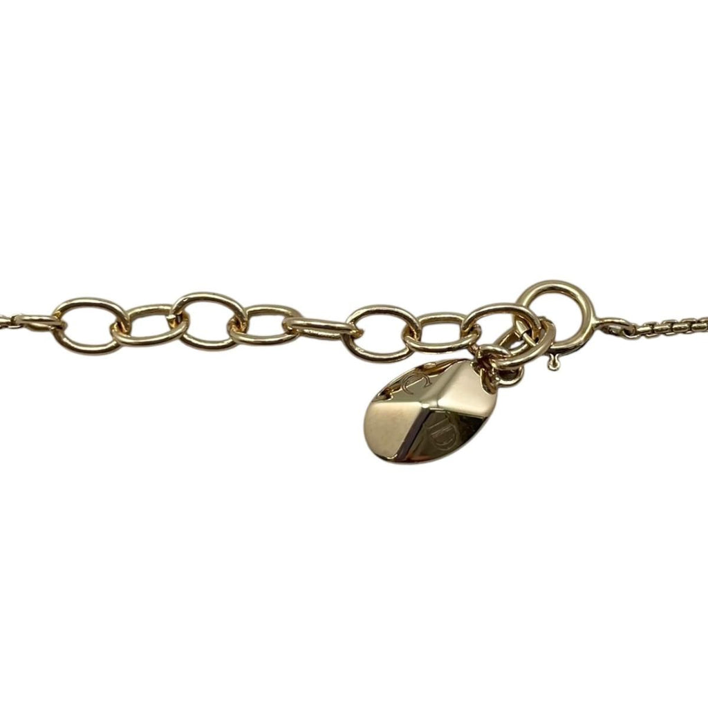 Dior Necklace CD Logo Pearl Gold — view 8
