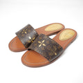 Louis Vuitton Sandals 37 Monogram Flat