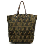 Fendi Zucca 008 Tote Shoulder Bag Nairobi Brown — view 4