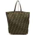 Fendi Zucca 008 Tote Shoulder Bag Nairobi Brown