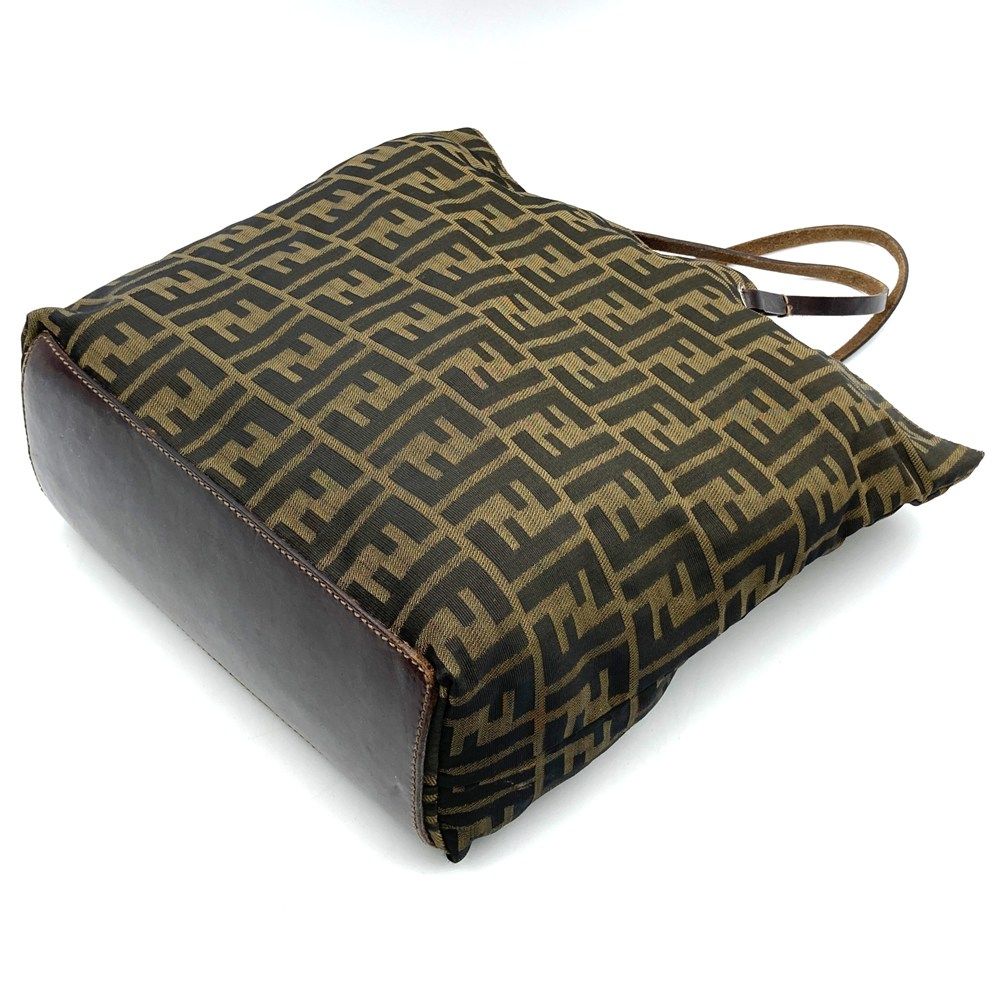 Fendi Zucca 008 Tote Shoulder Bag Nairobi Brown — view 2
