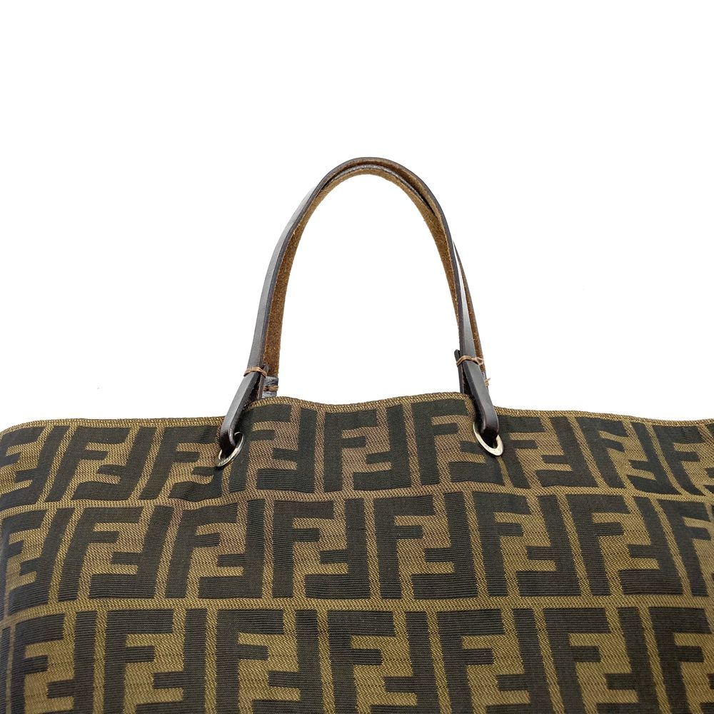 Fendi Zucca 008 Tote Shoulder Bag Nairobi Brown — view 5